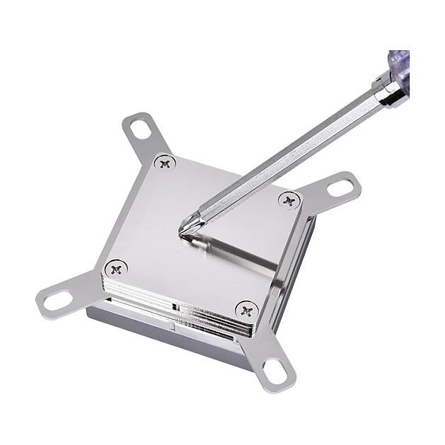 Ftohës për Procesor Thermaltake Pacific W8 / Water Block / Copper Nickel / G1/4" / 93 x 93 x 25 mm - Argjend - 2