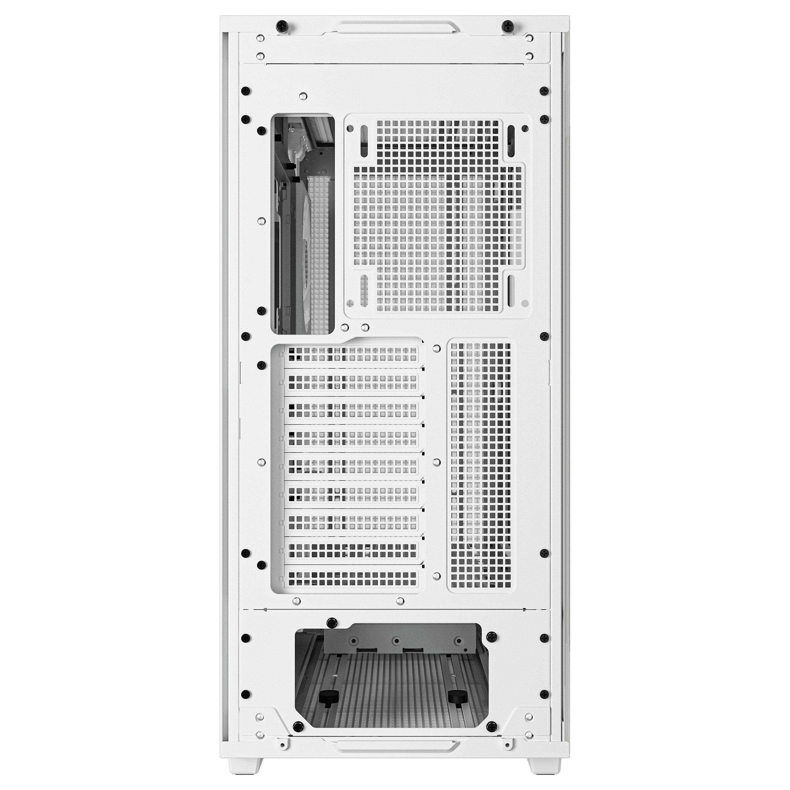 Kasë PC DeepCool Morpheus / Tower / E-ATX / 3x 120mm + 3x 140mm + 2x 180mm + 2x 200mm Fan Support / Tempered Glass / 420mm Radiator / ARGB / Digital Display - Bardhë - 10