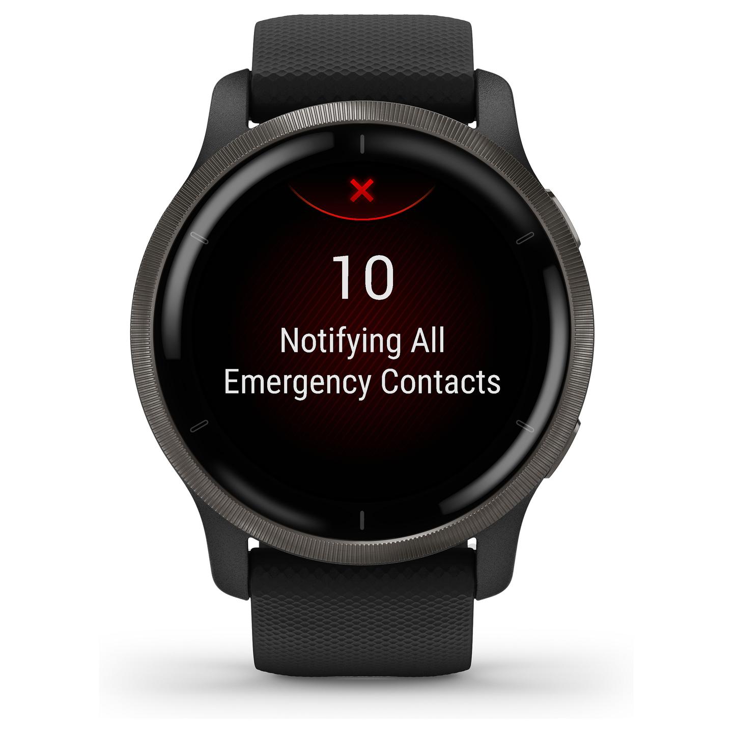 Orë e mençur Garmin Venu 2 / 45mm / AMOLED / GPS / Bluetooth / Wi-Fi - Zezë/Slate - 26