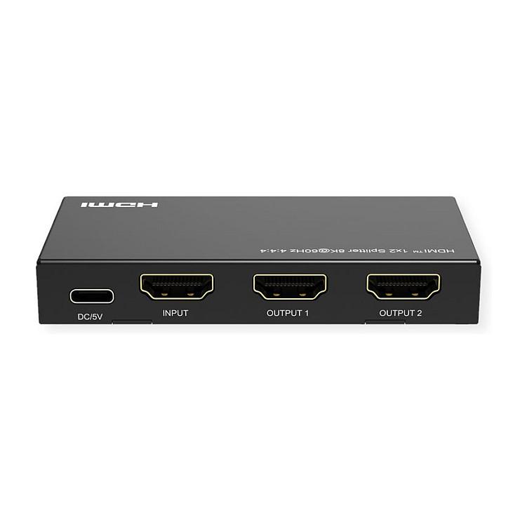 Splitter HDMI ROLINE 14.01.3558, 1 në 2, 8K – Zezë - 4