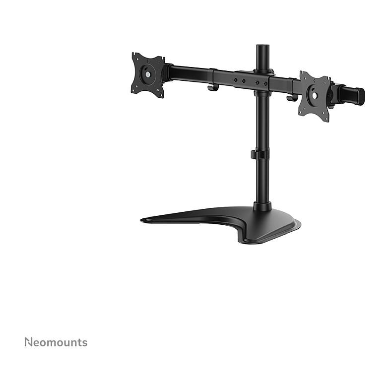 Mbajtëse për Monitor Neomounts NM-D335DBLACK / 2 Monitorë / 10"-27" / 8kg për monitor / VESA 75x75-100x100 - Zezë - 11