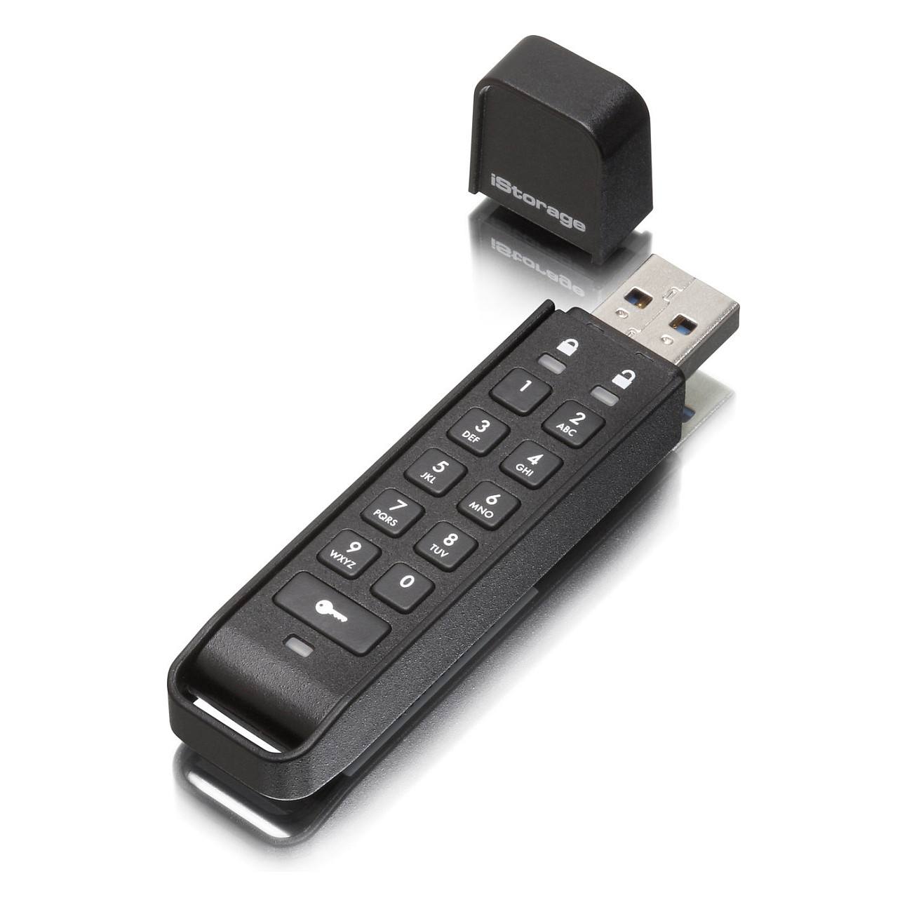 USB Flash Drive iStorage datAshur Personal2 / 64GB / USB Type-A / USB 3.2 Gen 1 - Zezë - 2