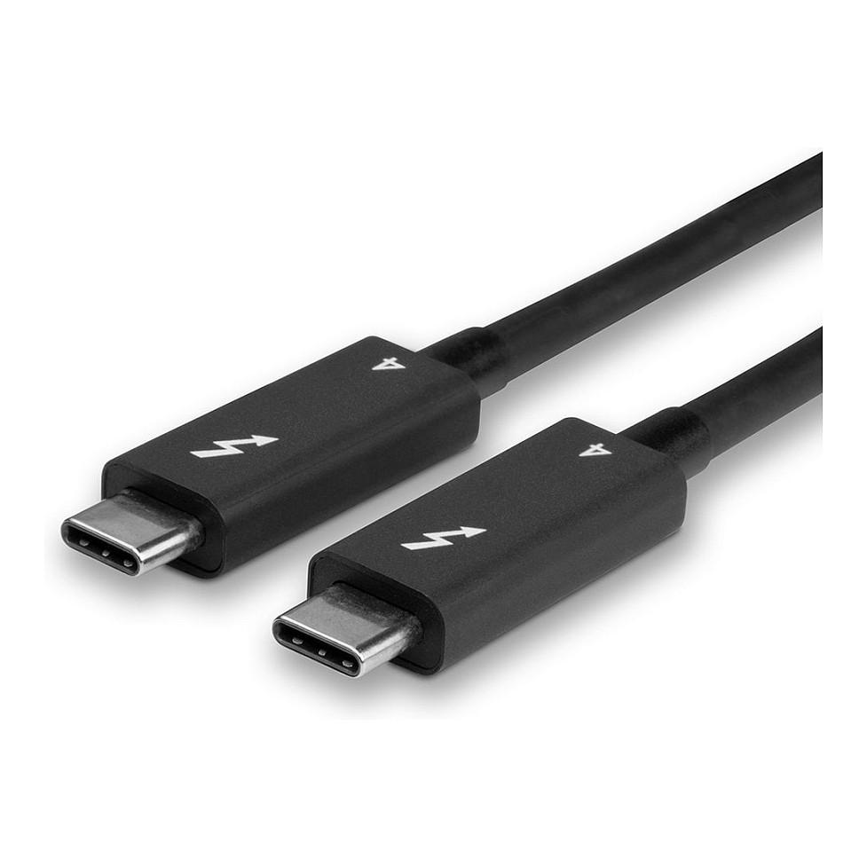Kabllo Thunderbolt 4 LINDY 31121, USB-C në USB-C, 40 Gbps, 100 W, 2 m - Zezë - 4