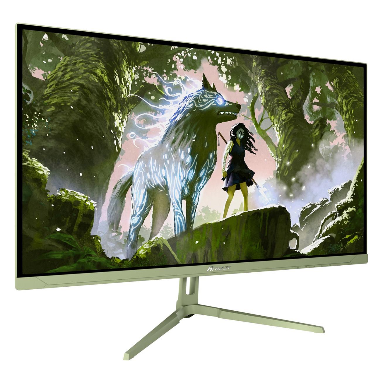 Monitor Gaming Arozzi Nova 27" / 27" / QHD LED IPS / 165Hz / 1ms / HDMI+DP - Gjelbër - 2
