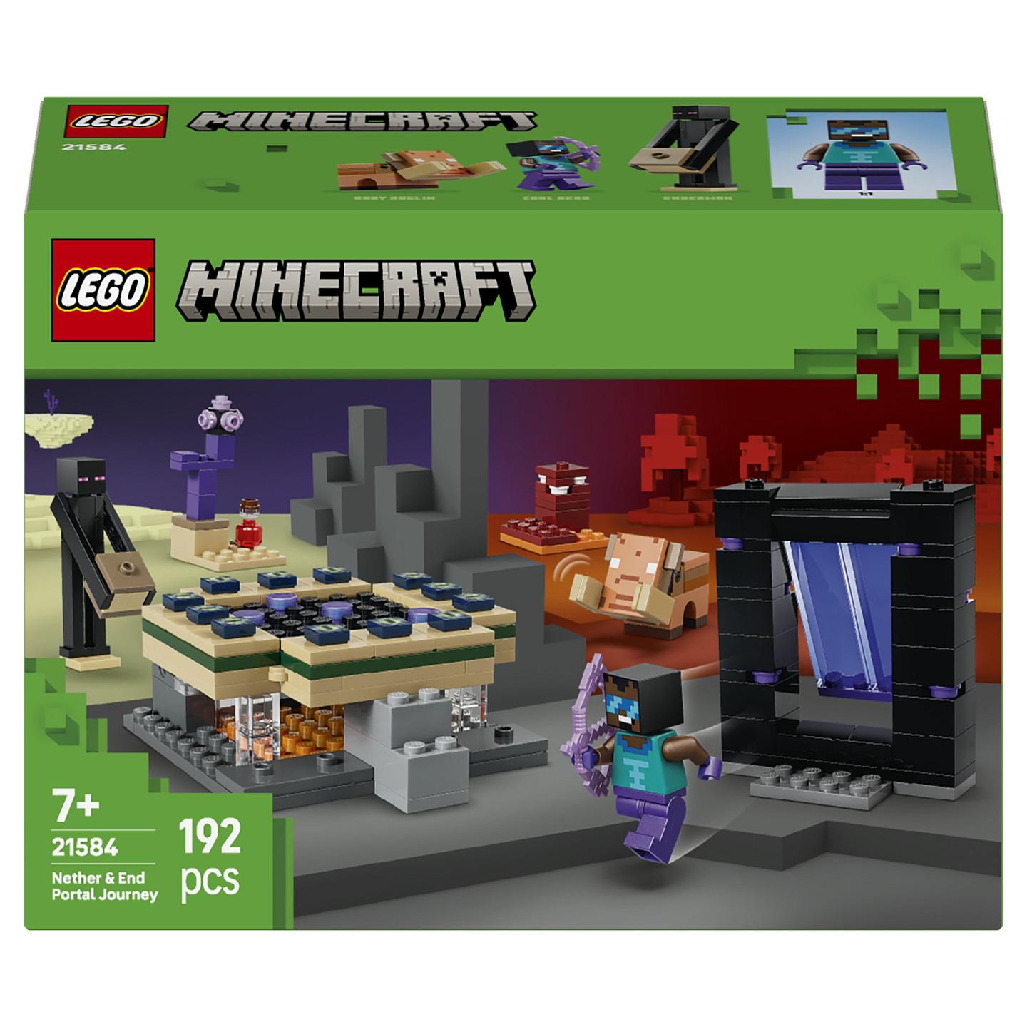 LEGO Minecraft Nether & End Portal Journey 21584