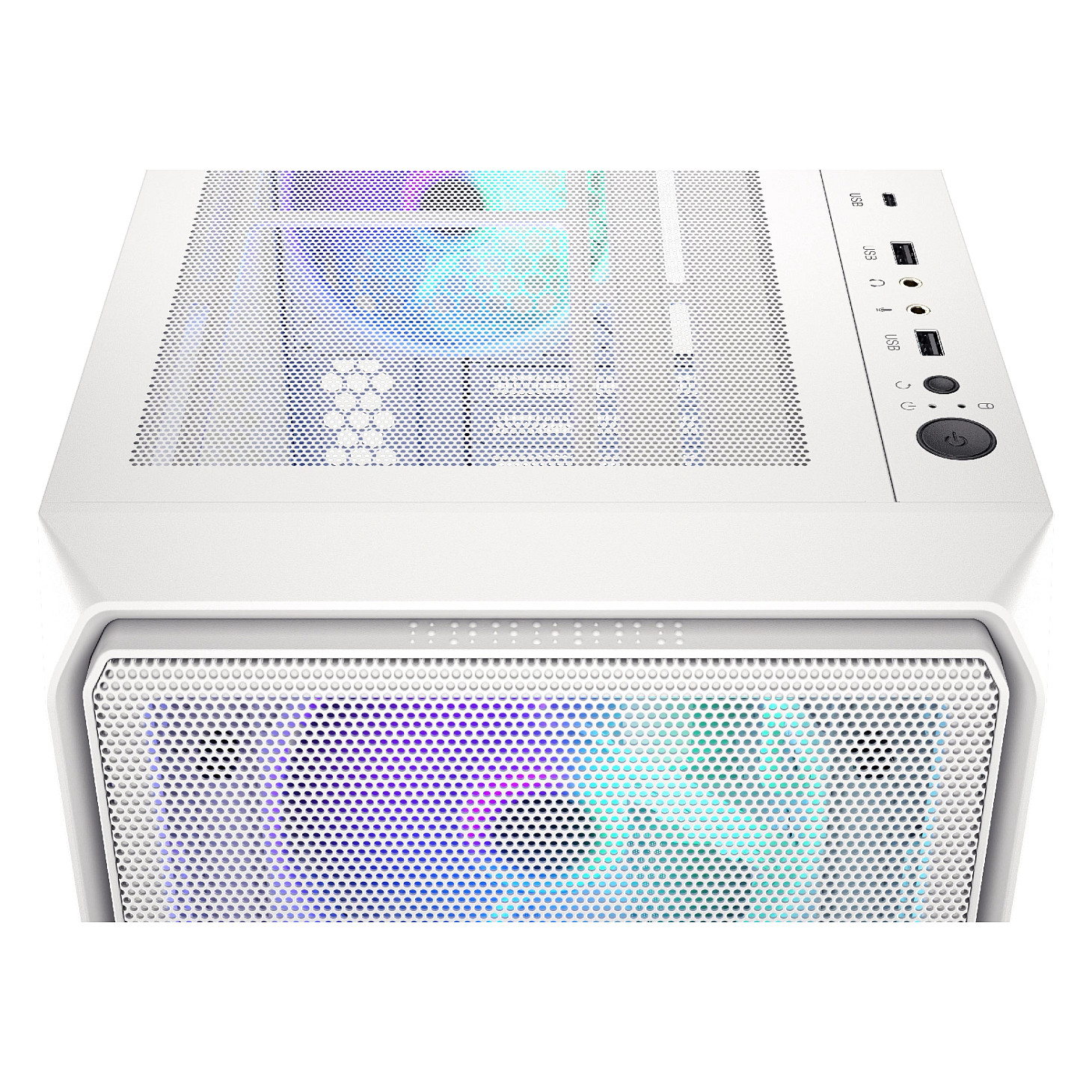 Kasë PC ENDORFY Arx 700 White ARGB / Mid Tower / ATX / 3x 140mm Front + 1x 140mm Rear Fan / ARGB / Mesh - Bardhë - 20