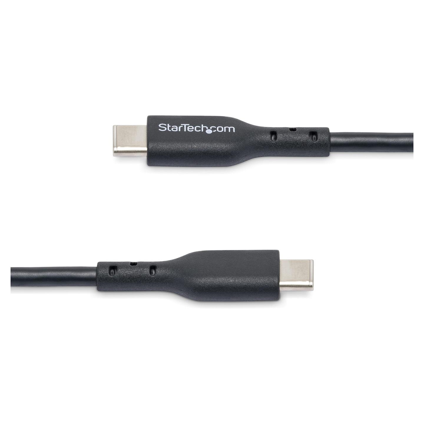 Kabllo USB StarTech.com USB2CC1MNC2PK / USB-C në USB-C / USB 2.0 / 60W / 1m / 2 copë - Zezë - 6