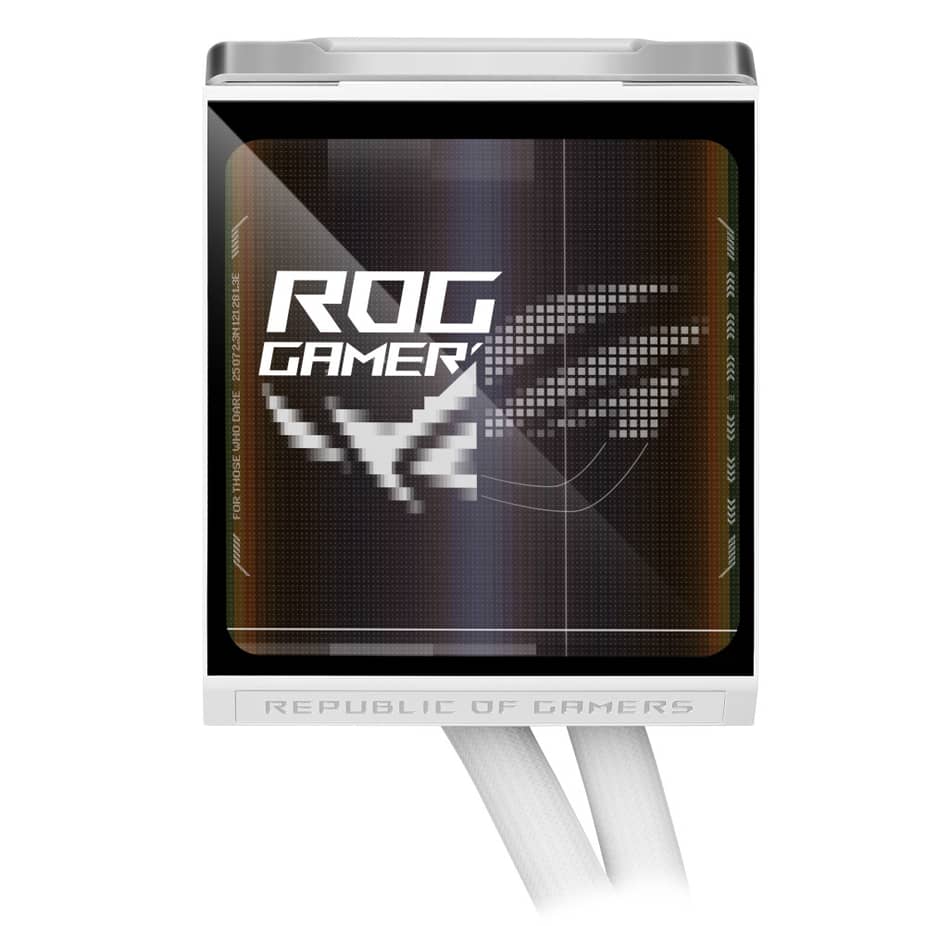 Ftohës për Procesor ASUS ROG Strix LC IV 360 ARGB LCD White Edition / 360mm / 3x120mm / ARGB / LCD 5.08" / AIO - Bardhë - 6