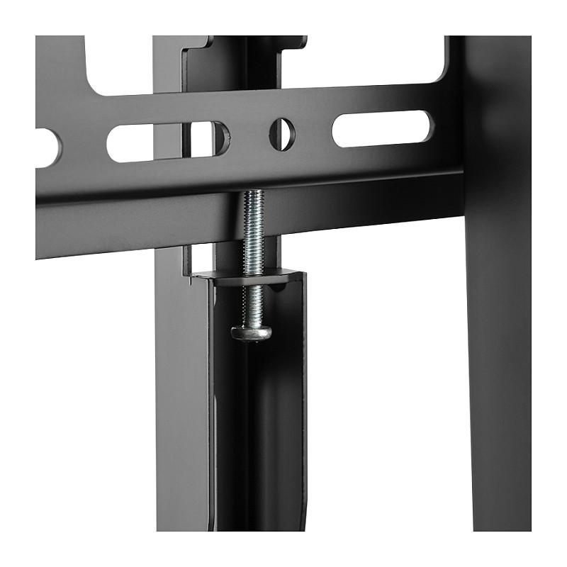 Mbajtëse për Monitor LogiLink BP0085, 60–105", VESA deri në 1000×600mm, 150kg, Lartësi e Rregullueshme, 4 Rrota me Bllokim - Zezë - 5