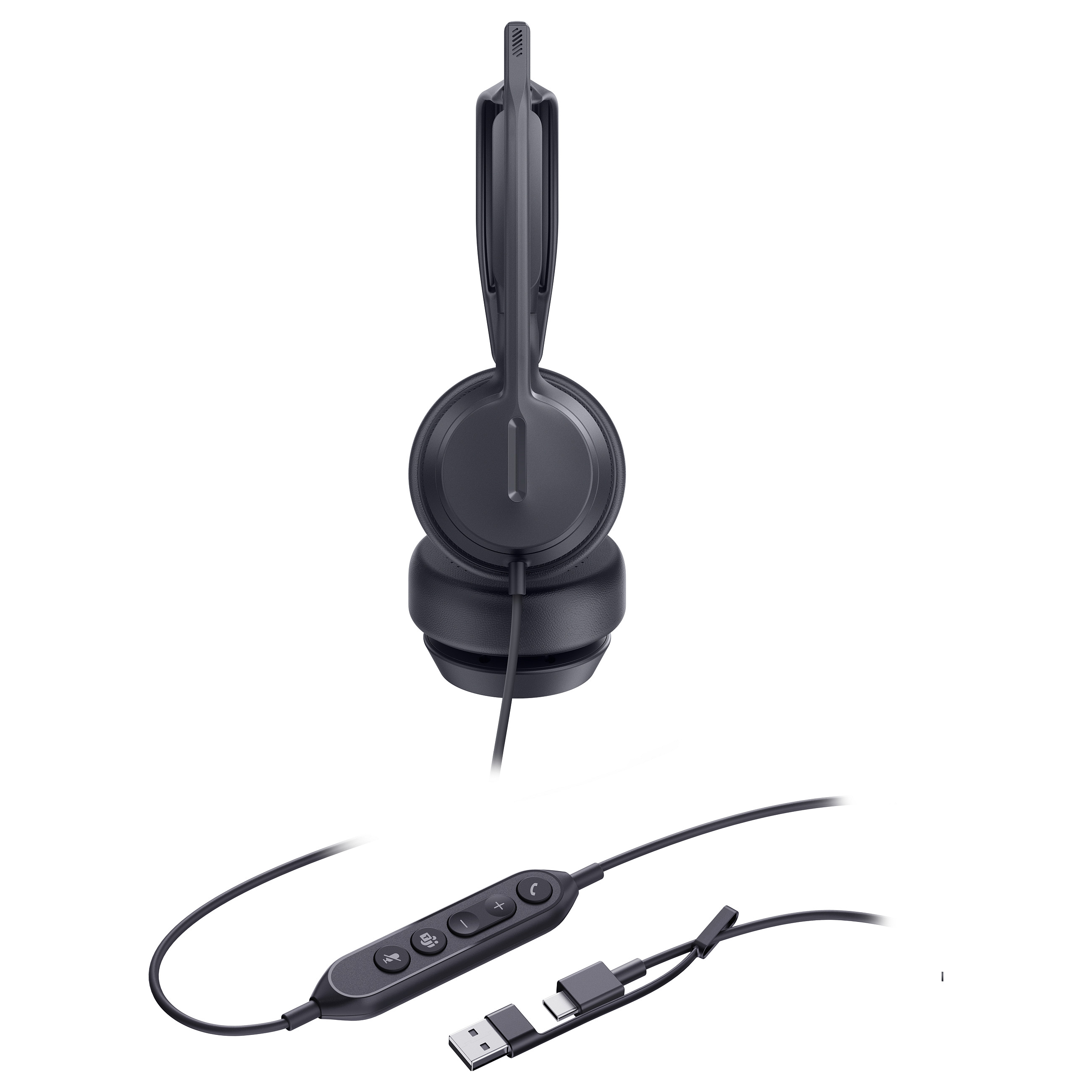 Kufje me kabllo Yealink UH42 Dual Teams / USB-C & USB-A / 20–20.000 Hz - Zezë - 3