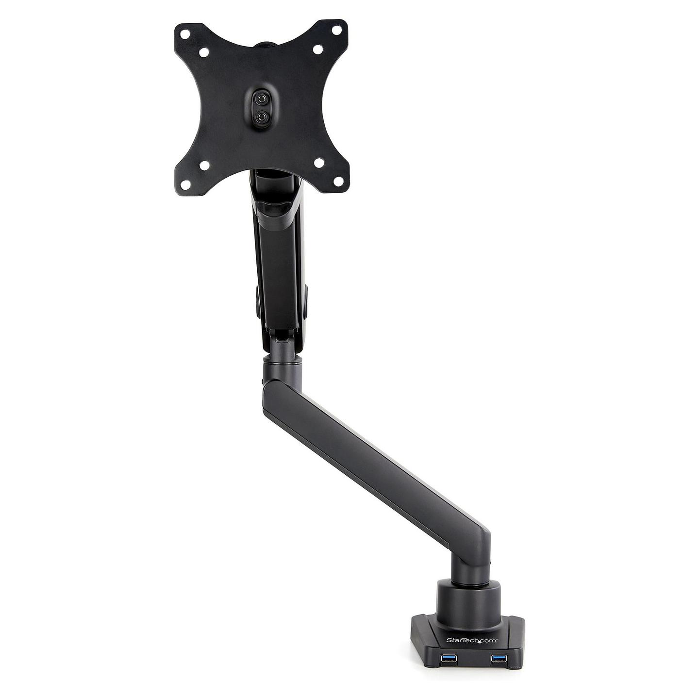 Mbajtëse për Monitor StarTech.com ARMSLIM2USB3 , 1 Monitor , 17–34" , deri 8kg , sustë mekanike , 2x USB-A 5Gbps , VESA 75x75 & 100x100 - Zezë - 4