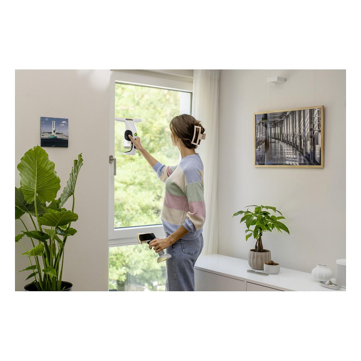 Pastrues Elektrik për Xhama Kärcher WV 1 Compact Care / 25min / 100ml / 250mm / Li-Ion – Bardhë - 7