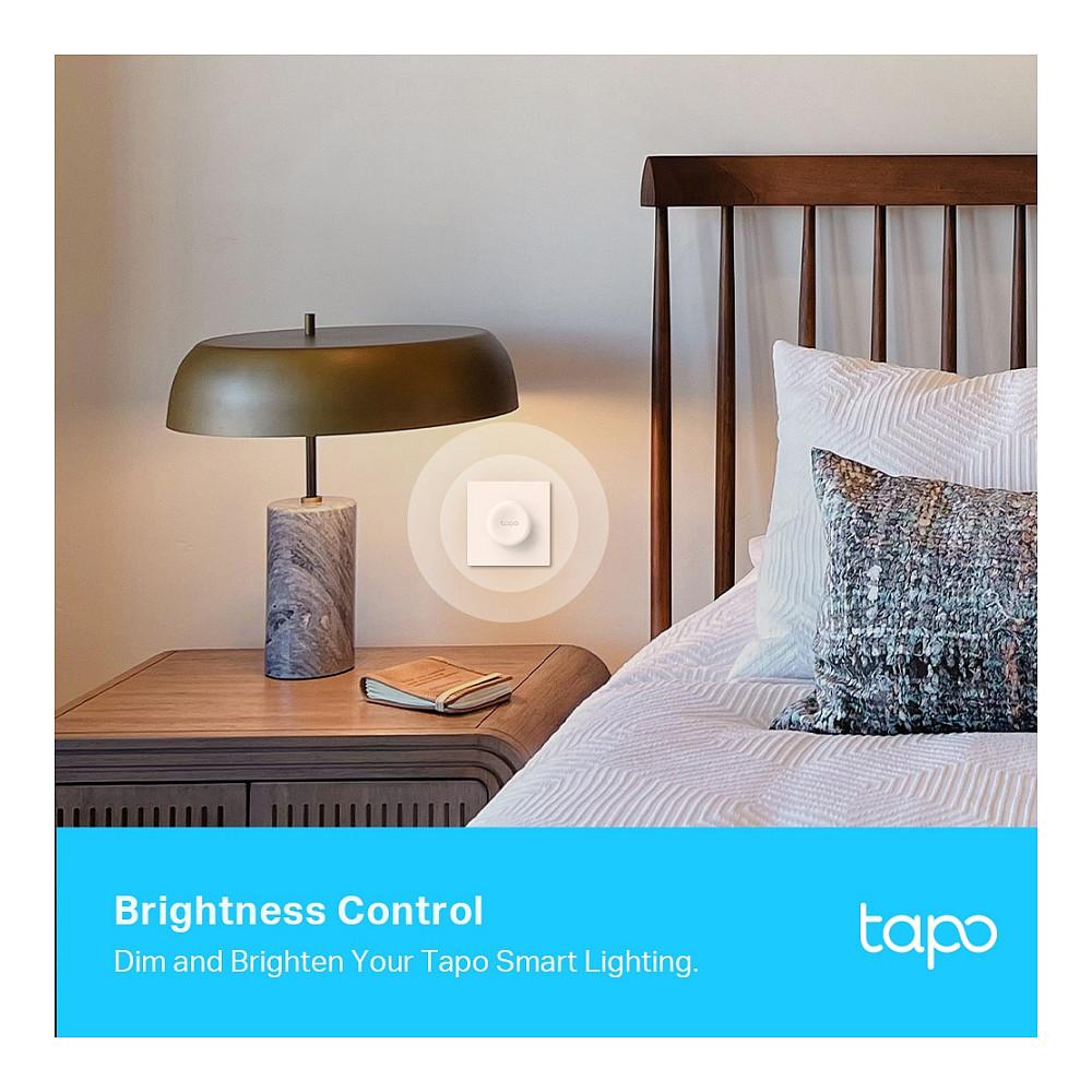 Ndërprerës Inteligjent TP-Link Tapo S200D, Rregullim i Ndriçimit, Wireless 868 MHz, Bateri CR2032 - Bardhë - 3