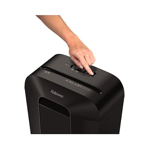 Shredder Fellowes Powershred LX50, Cross-Cut, P-4, 9 fletë, 4 × 37mm, 17L, Safety Lock - Zezë - 5