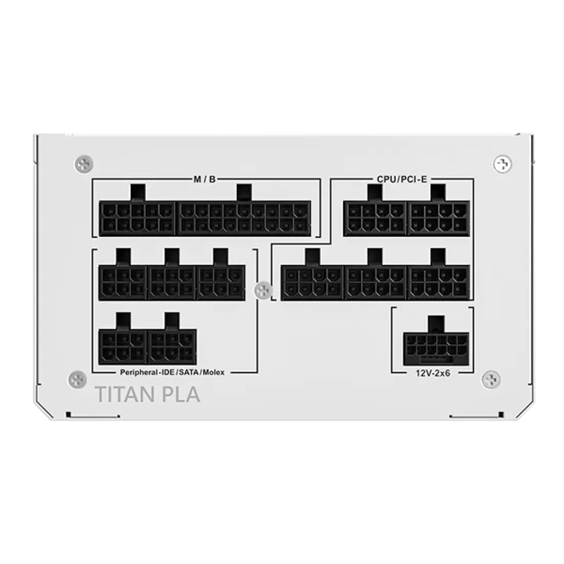 Furnizues Energjie Montech Titan PLA / 1200W / 80 PLUS Platinum / ATX 3.1 / PCIe 5.1 / Fully Modular - Bardhë - 3