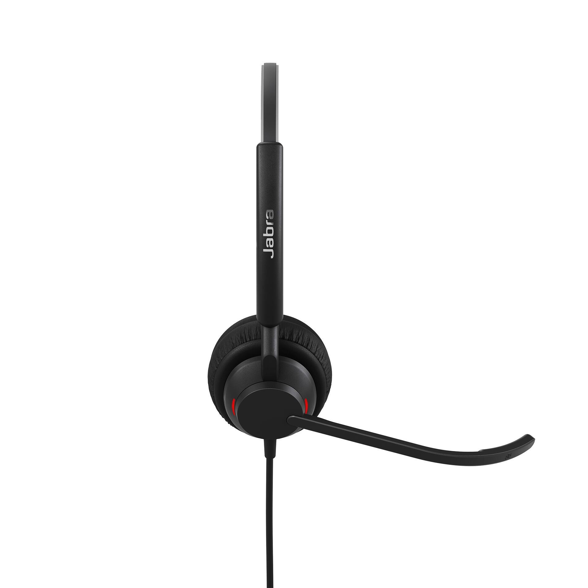 Kufje me kabllo Jabra Engage 40 / USB-C + USB-A / Stereo / 2 Mikrofona MEMS / BalancedVoice - Zezë - 4