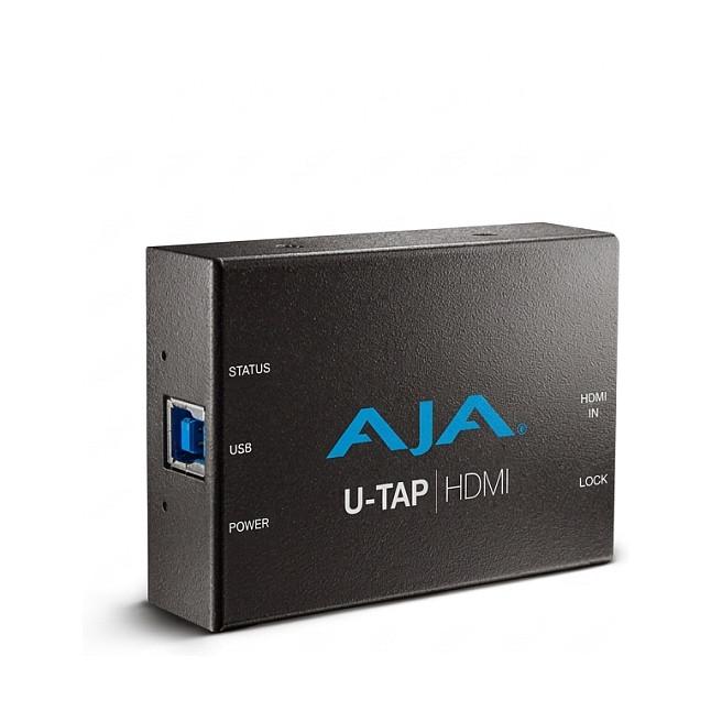 Pajisje Capture Video AJA U-TAP-HDMI, HDMI 1.4a, USB 3.0, HD/SD deri 1080p60, Audio 2-Kanal, UVC/UAC, macOS, Windows, Linux - Zezë