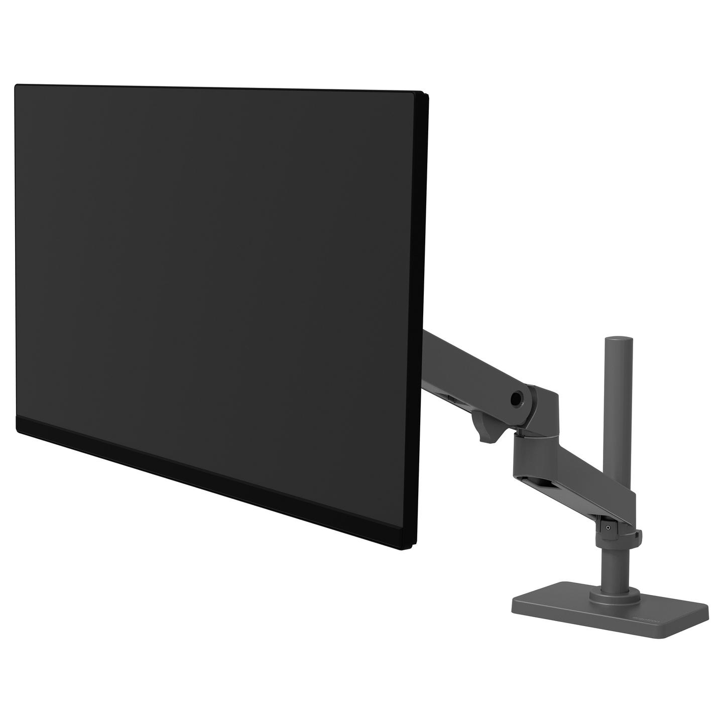 Mbajtëse për Monitor Ergotron LX Pro 45-695-293, 1 Monitor, deri 34", 10kg, VESA 75 × 75 / 100 × 100mm, Shtyllë 30.4cm - Gri e Errët, Zezë - 4