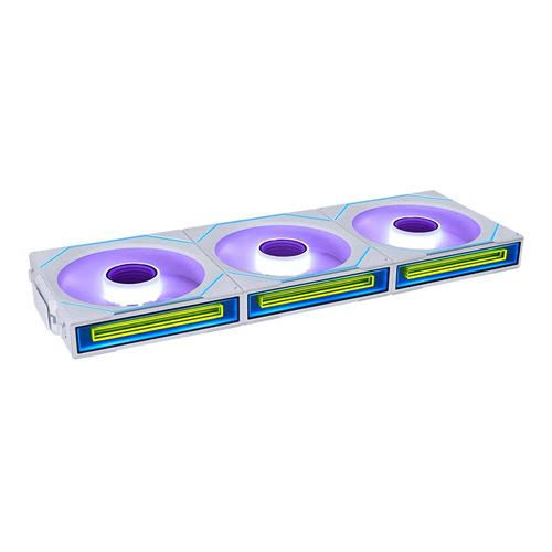 Ftohës për Kasë Lian Li UNI FAN SL-INF FLEX / 120mm / 200-2200 RPM / ARGB / PWM / 3-Pack / Reverse – Bardhë - 2
