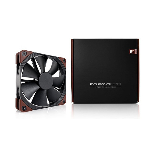 Ftohës për Kasë Noctua NF-F12 industrialPPC-2000 / 120mm / 2000 RPM – Zezë/Kafe - 4