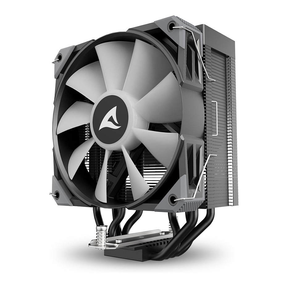 Ftohës për procesor Sharkoon A40 RGB / 120mm / RGB - Zezë - 4