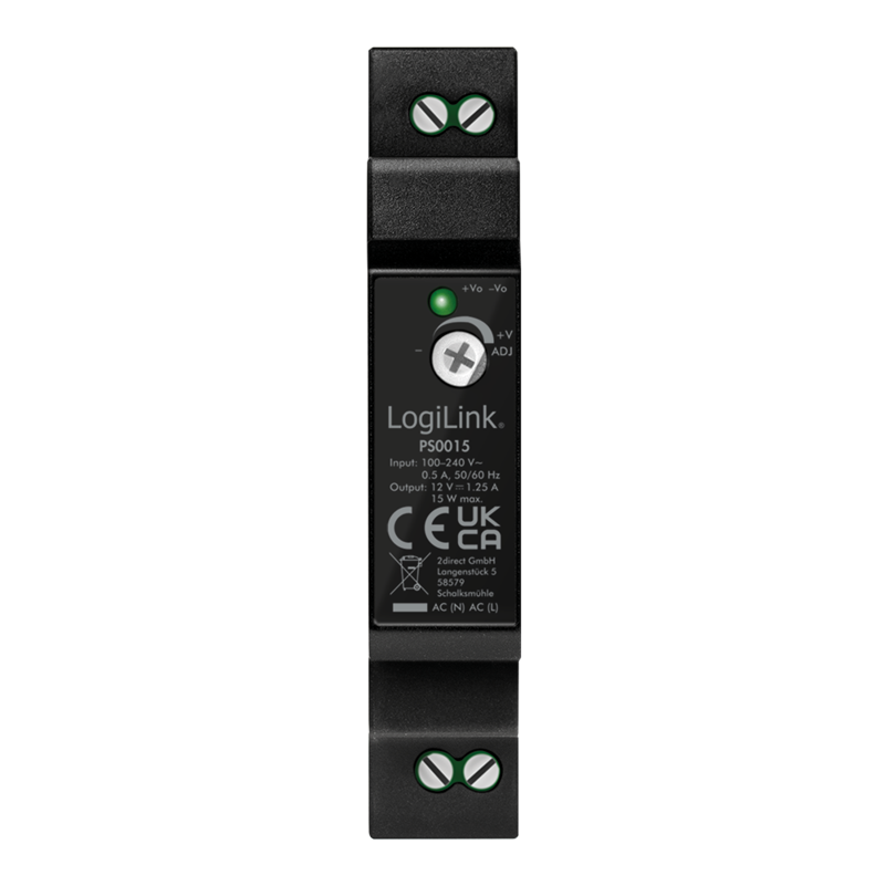 Furnizues Energjie LogiLink PS0015 / 15W / 12V / DIN Rail â ZezĂ« - 3