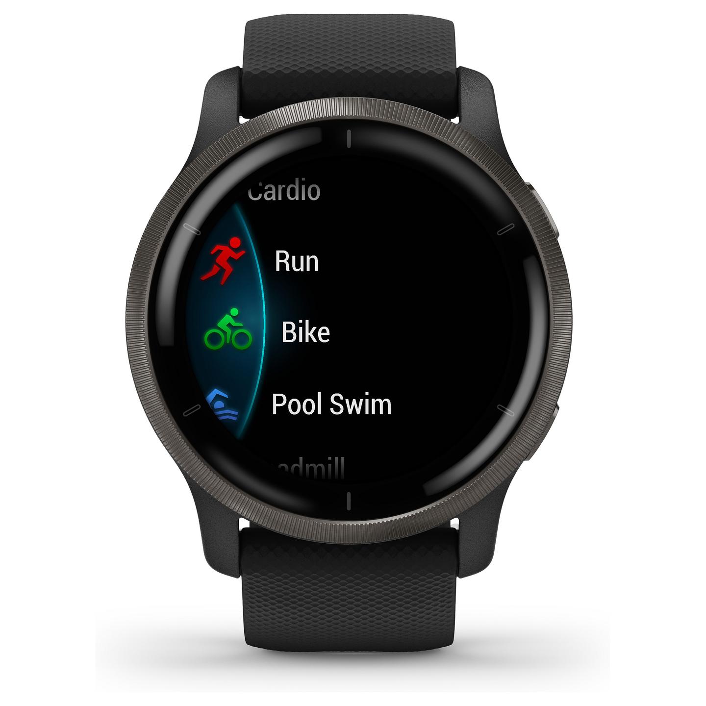Orë e mençur Garmin Venu 2 / 45mm / AMOLED / GPS / Bluetooth / Wi-Fi - Zezë/Slate - 12