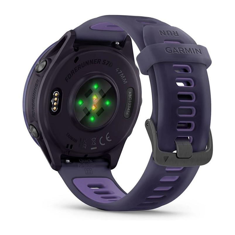 Orë e mençur Garmin Forerunner 570, 47mm, AMOLED 1.4", GPS Multi-Band, SatIQ, 8GB - Vjollcë - 7
