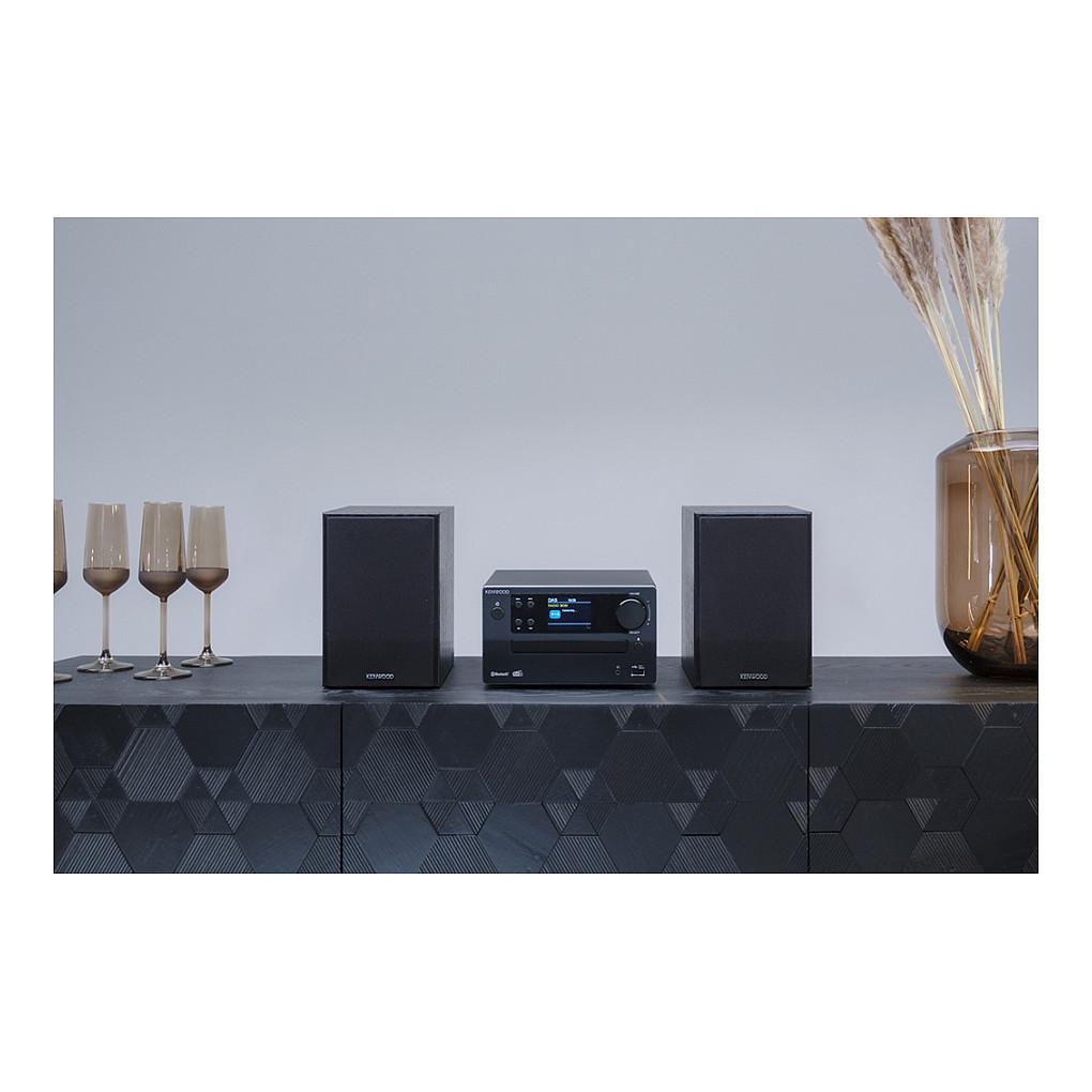 Sistem Audio Kenwood M-725DAB-B, 2 × 25W, CD, USB, DAB+, FM-RDS, Bluetooth 5.0 - Zezë - 11