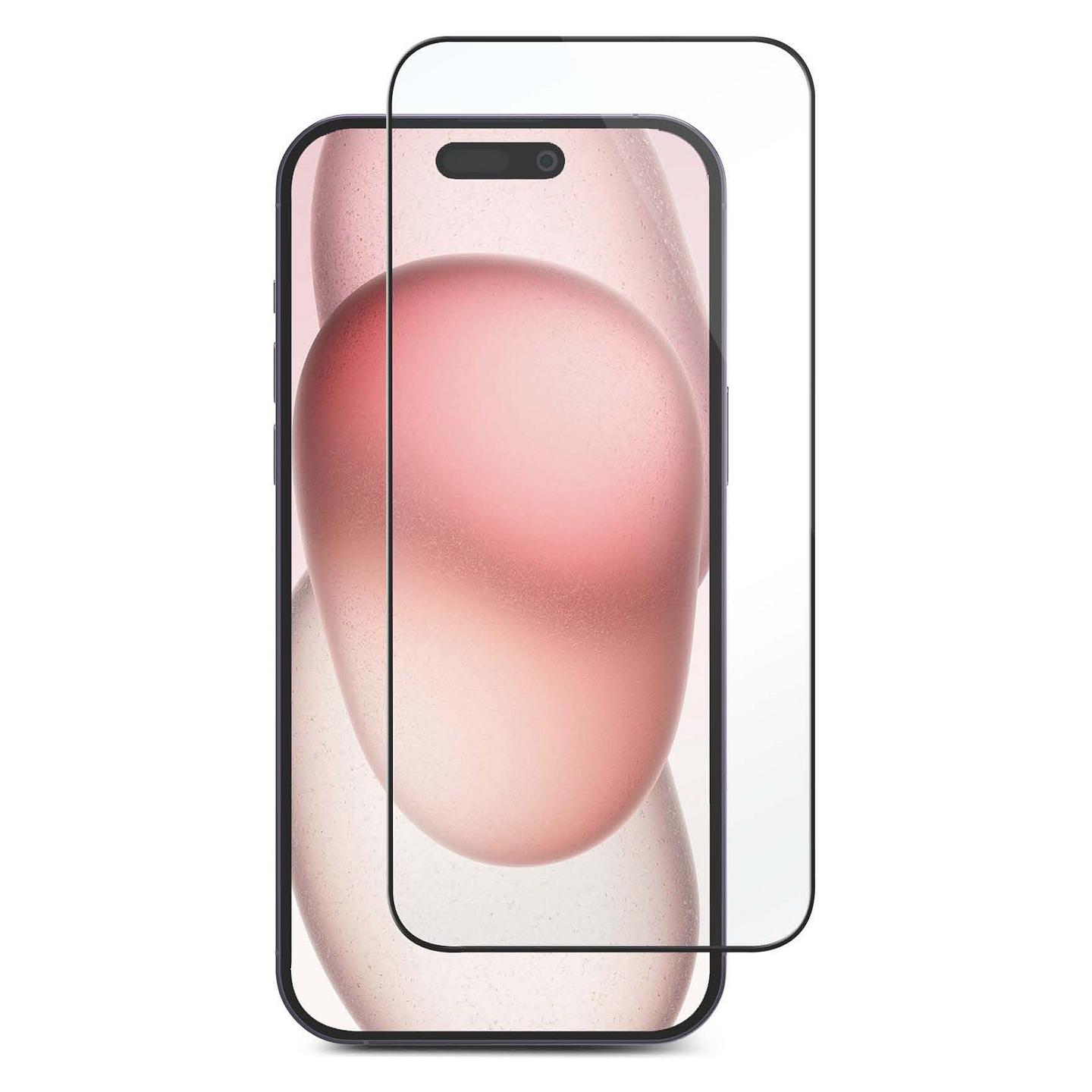 Mbrojtës për Ekran eSTUFF INFINITE, iPhone 16 Pro, Xham i Temperuar, 9H, Full Cover, Titan Shield - Transparent - 4