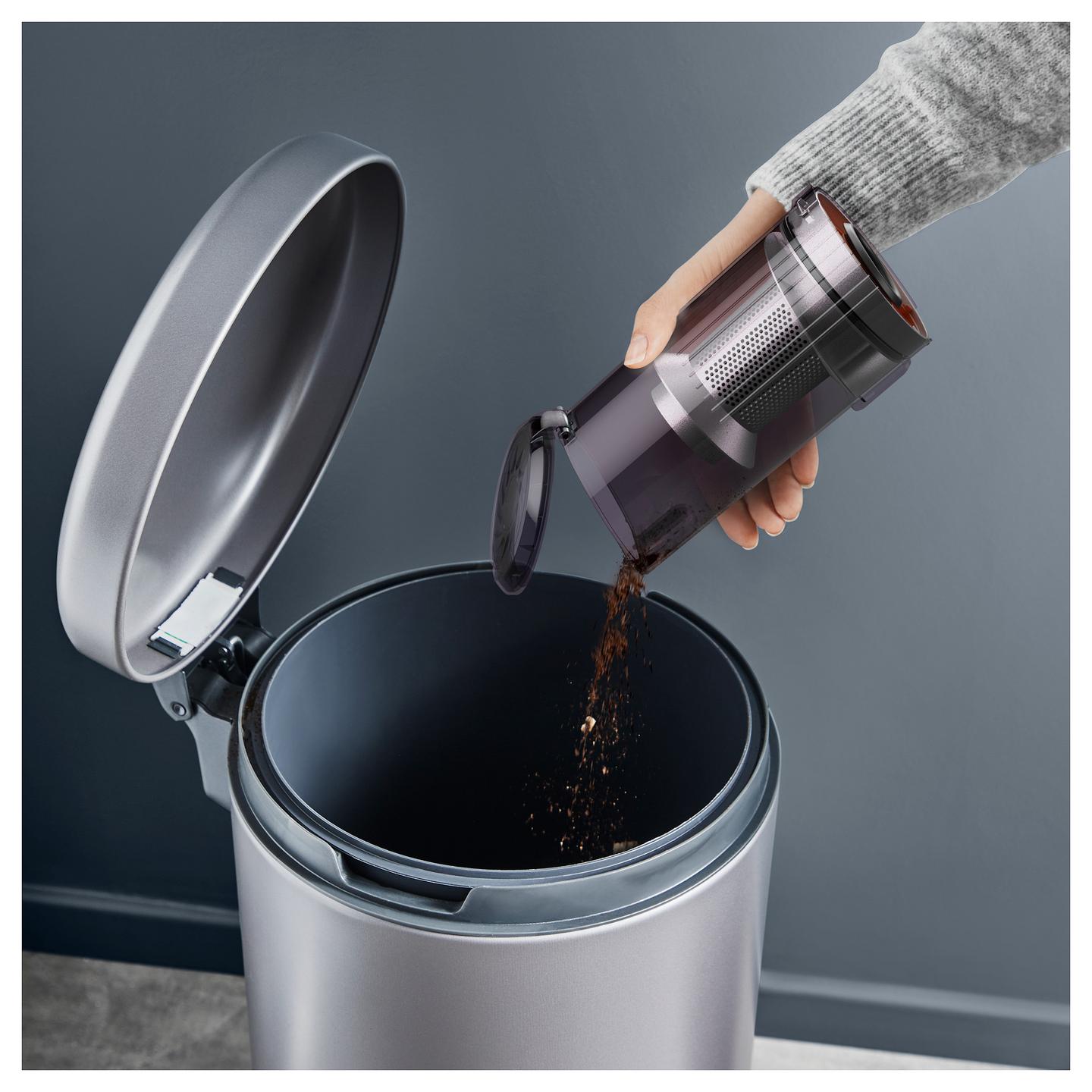 Fshesë Elektrike Rowenta X-Force Flex 13.60 Allergy RH9A36WV, Pa Kabllo, 150 AW, 0.65L, Autonomi deri në 60 Minuta, Bateri Li-Ion – Zezë/Argjend - 8