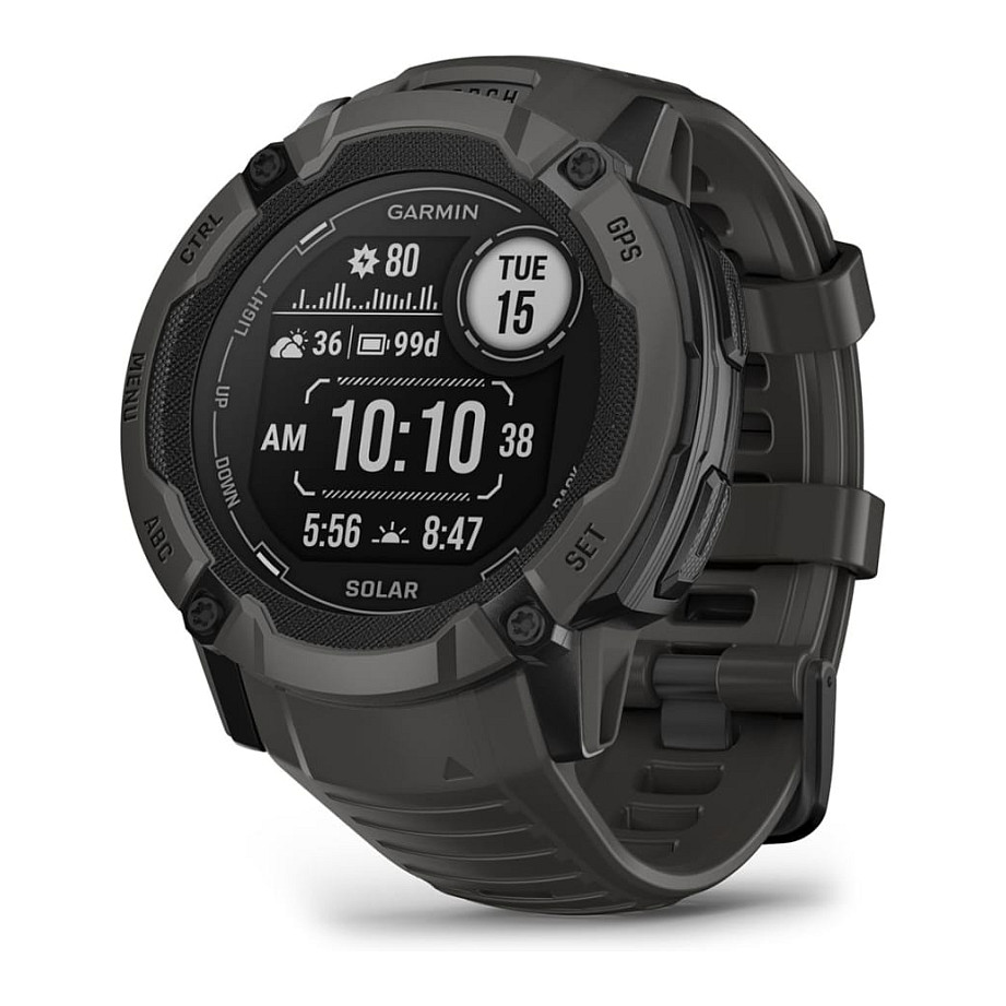 Orë e mençur Garmin Instinct 2X Solar 50mm- Zezë