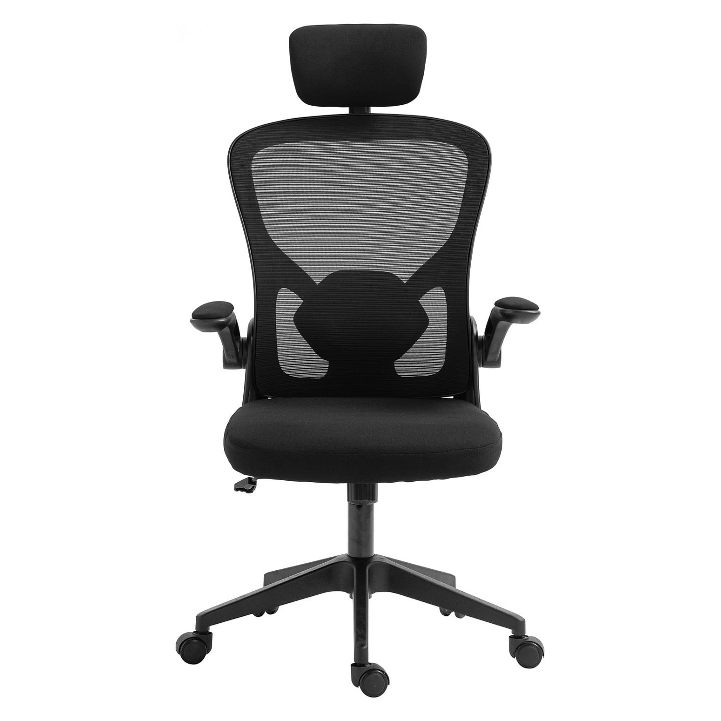 Karrige Gaming Sandberg ErgoFusion Gaming Chair Basic / Mbështetëse ergonomike / Mbështetëse koke e rregullueshme / Mbështetëse krahu të palosshme / 100 kg – Zezë - 2
