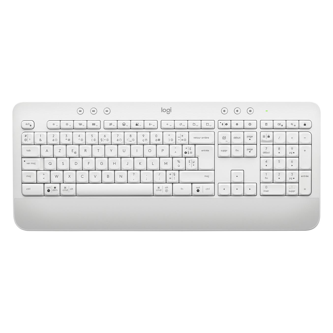 Combo (tastierë dhe maus) Logitech MK650 for Business, wireless, Logi Bolt, Bluetooth, AZERTY franceze, maus 4000 DPI - Bardhë - 2