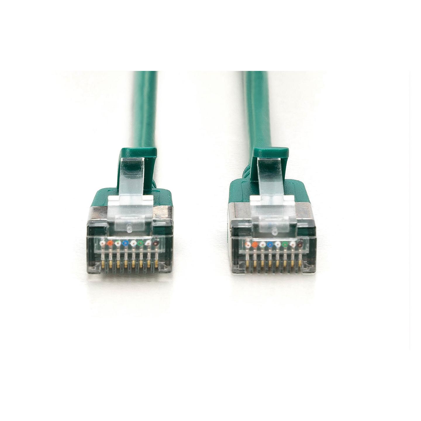 Kabllo për Rrjet DIGITUS DK-1632-A-005S-G / Cat 6A / F/FTP / RJ-45 / 10Gbps / 0.5m - Gjelbër - 4
