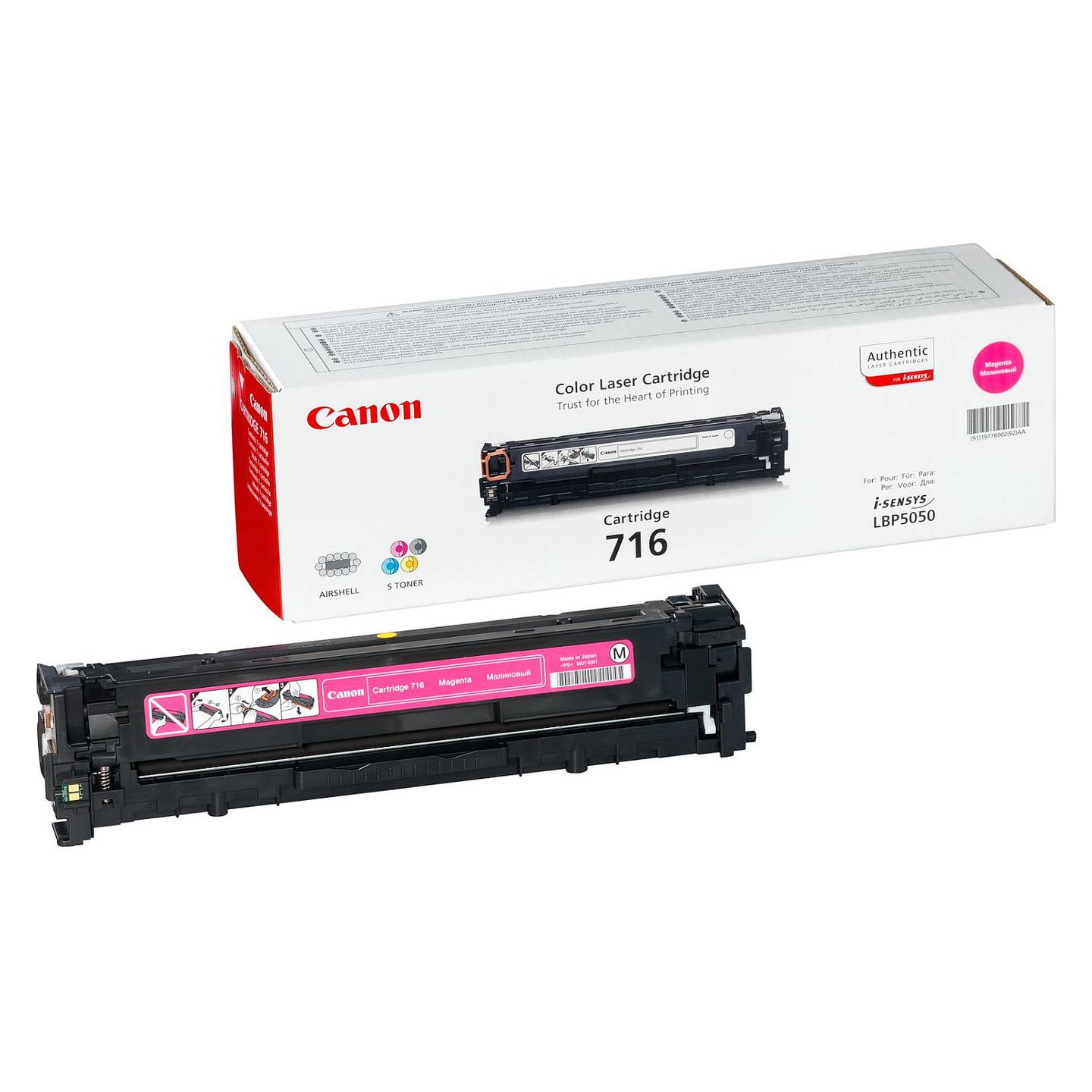 Toner Canon 716M, 1,500 faqe - Rozë