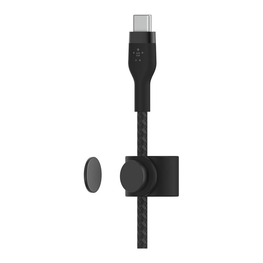 Kabllo USB Belkin BOOST CHARGE PRO Flex / USB-C në USB-C / USB 2.0 / 2m – Zezë - 5