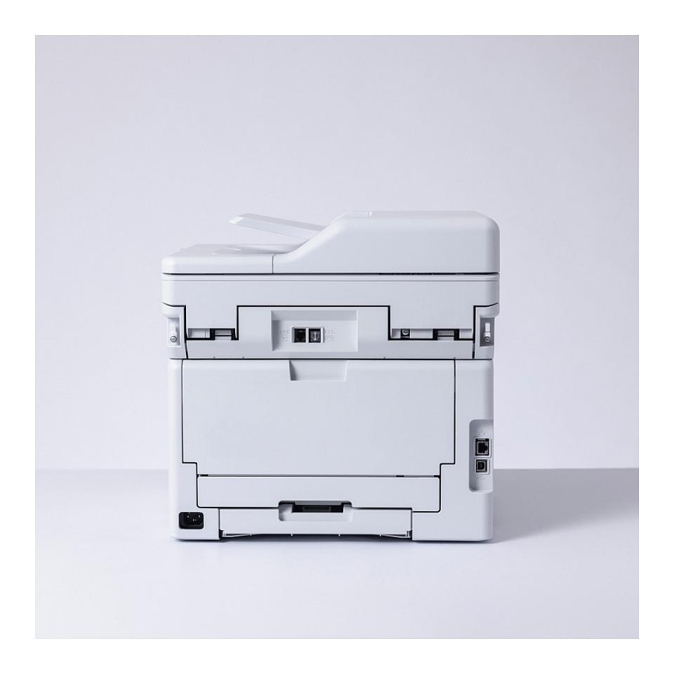 Printer Multifunksional Brother MFC-L3760CDW, LED me Ngjyra, A4, 26 ppm, 4 në 1, Duplex, ADF 50-fletësh, Wi-Fi, Gigabit Ethernet, USB - Bardhë - 6