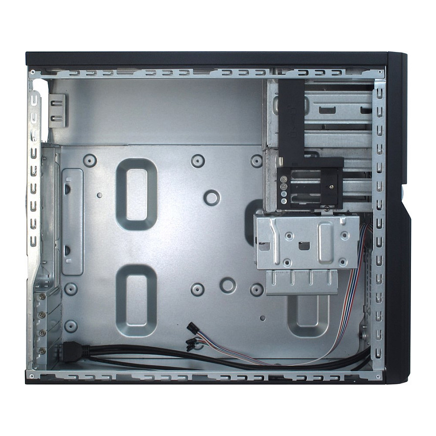 Kasë PC Inter-Tech TM-515 / Micro Tower / Micro-ATX / 2x USB 3.0 / 2x 5.25" Bay - Zezë - 6