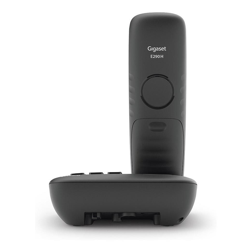 Telefon DECT Gigaset E290A, Analog, DECT, 2" Ekran, Sekretar Telefonik 20 min, 150 Kontakte, Taste të Mëdha - Zezë - 8