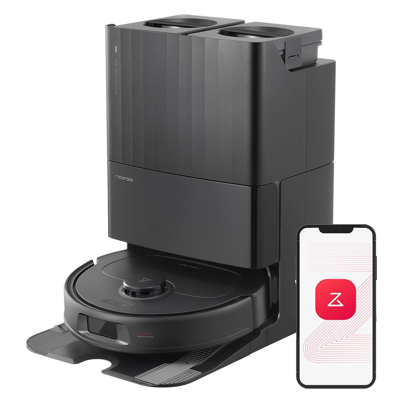 Fshesë Robotike Roborock Q Revo Plus / 7000 Pa / LiDAR Navigation / Dual Rotary Mop / Auto-Empty Station – Zezë