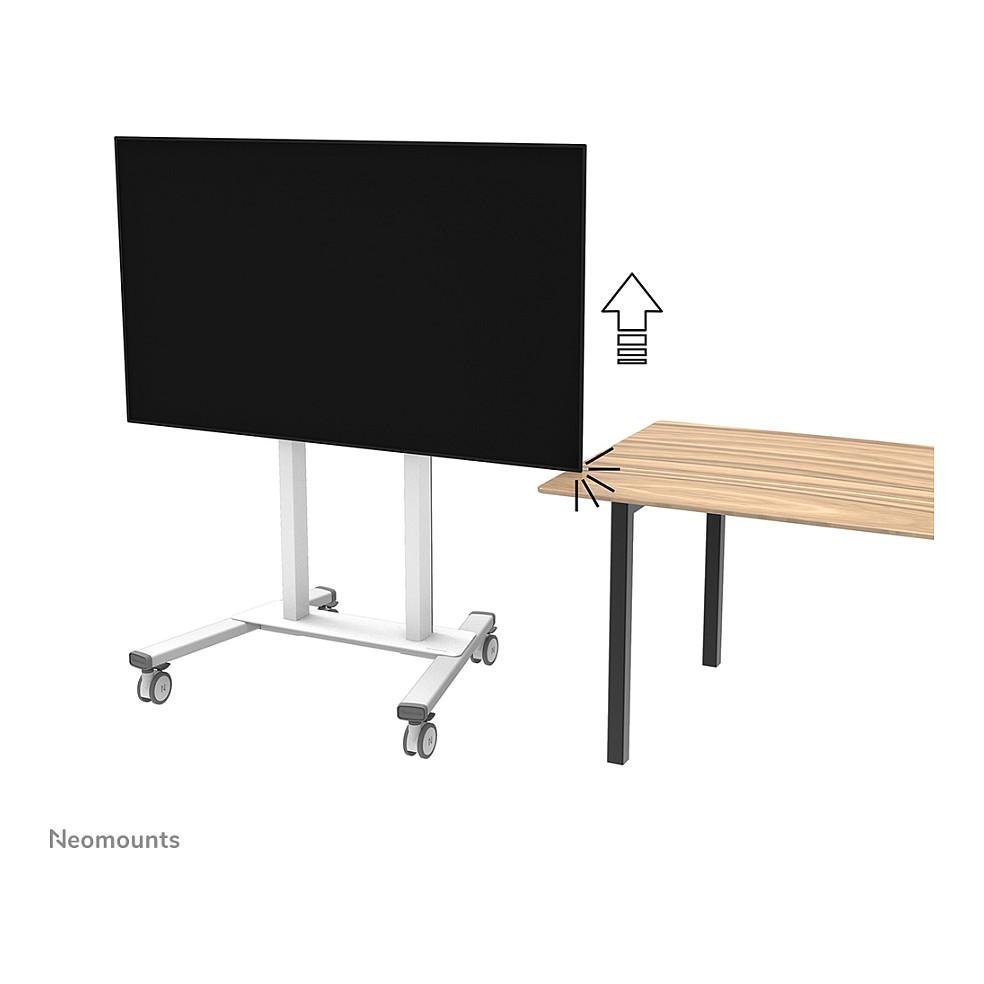 Mbajtëse për TV Neomounts FL55-875WH1 , 55–100" , deri 110kg , me rrota , lartësi motorike e rregullueshme , VESA 100x100–800x600 - Bardhë - 9