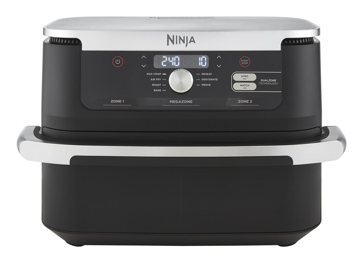 Fryer SharkNinja Foodi FlexDrawer AF500EU / 10.4L / 2470W / DualZone – Zezë/Inox
