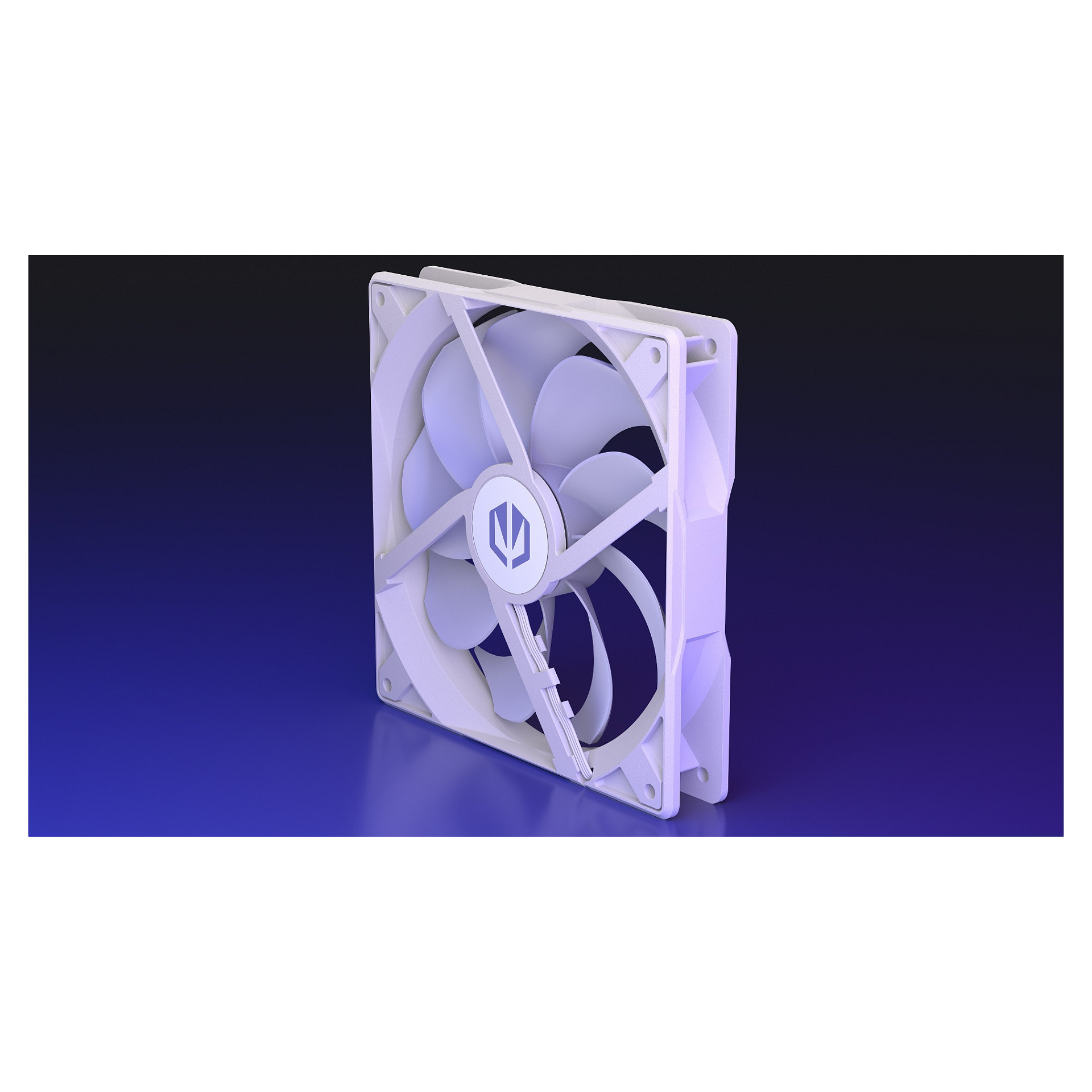 Ftohës për Kasë Endorfy Stratus / 140mm / 200-1400 RPM / ARGB / PWM – Bardhë - 18