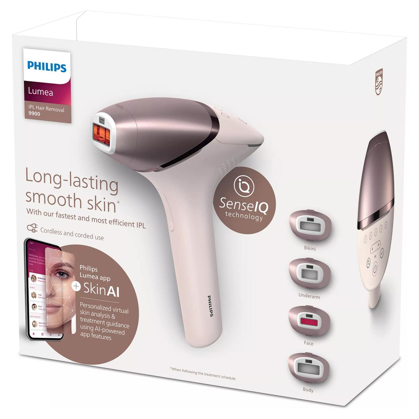 Depilator IPL Philips Lumea Advanced BRI921 / 250.000 Flash / 5 Nivele / Skin Tone Sensor / 2 Koka / Slide & Flash / Stamp & Flash – Vjollcë - 2