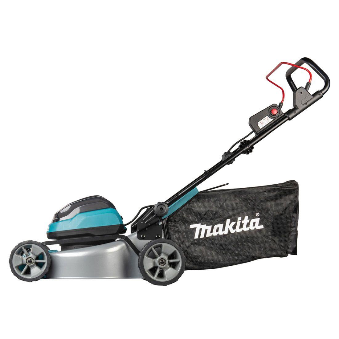 Kositëse Bari me Bateri Makita DLM466PT2, 2x18V, 46cm, 20–75mm, 60L, 2x5.0Ah - Blu/Zezë - 6