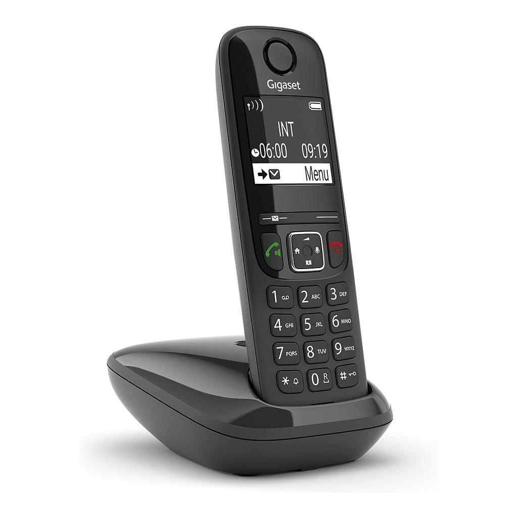 Telefon i Thjeshtë Gigaset AS690, DECT, ekran 2" monokrom - Zezë - 2