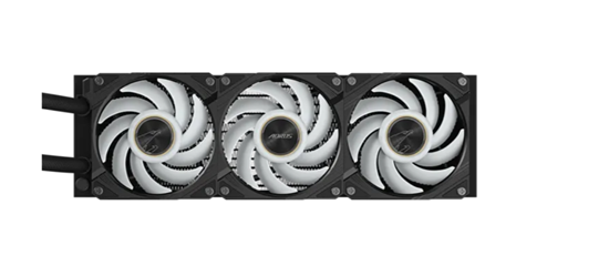 Ftohës për Procesor Gigabyte AORUS WATERFORCE X II 360 / 3x120mm / 800-2400 RPM / AIO LCD ARGB – Zezë - 4
