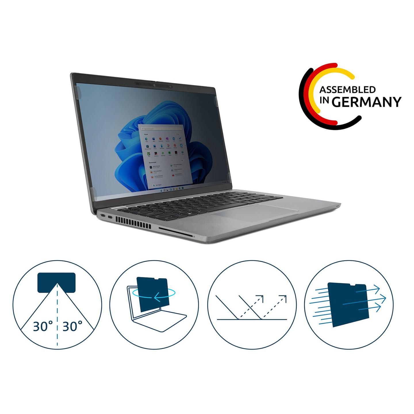 Mbrojtës Ekrani për Laptop Kensington 628662, Filtër Privatësie 2-Way, 16", 16:10 - Zezë - 12