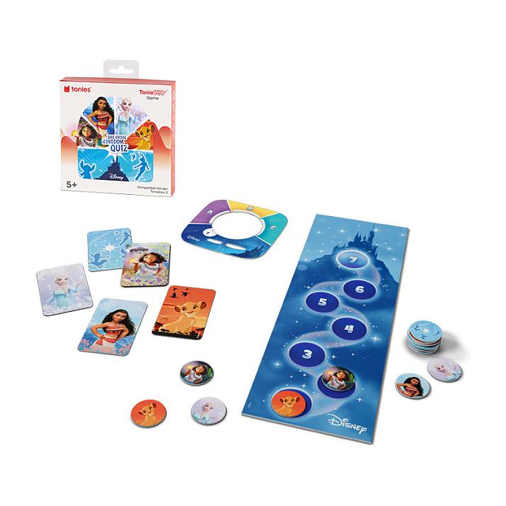 Lodra tonies Tonieplay Game M – Disney: Das große Kingdom-Quiz / 500+ Questions / 1 Player / 95 Min / Toniebox 2 / Tonieplay Controller - Mix